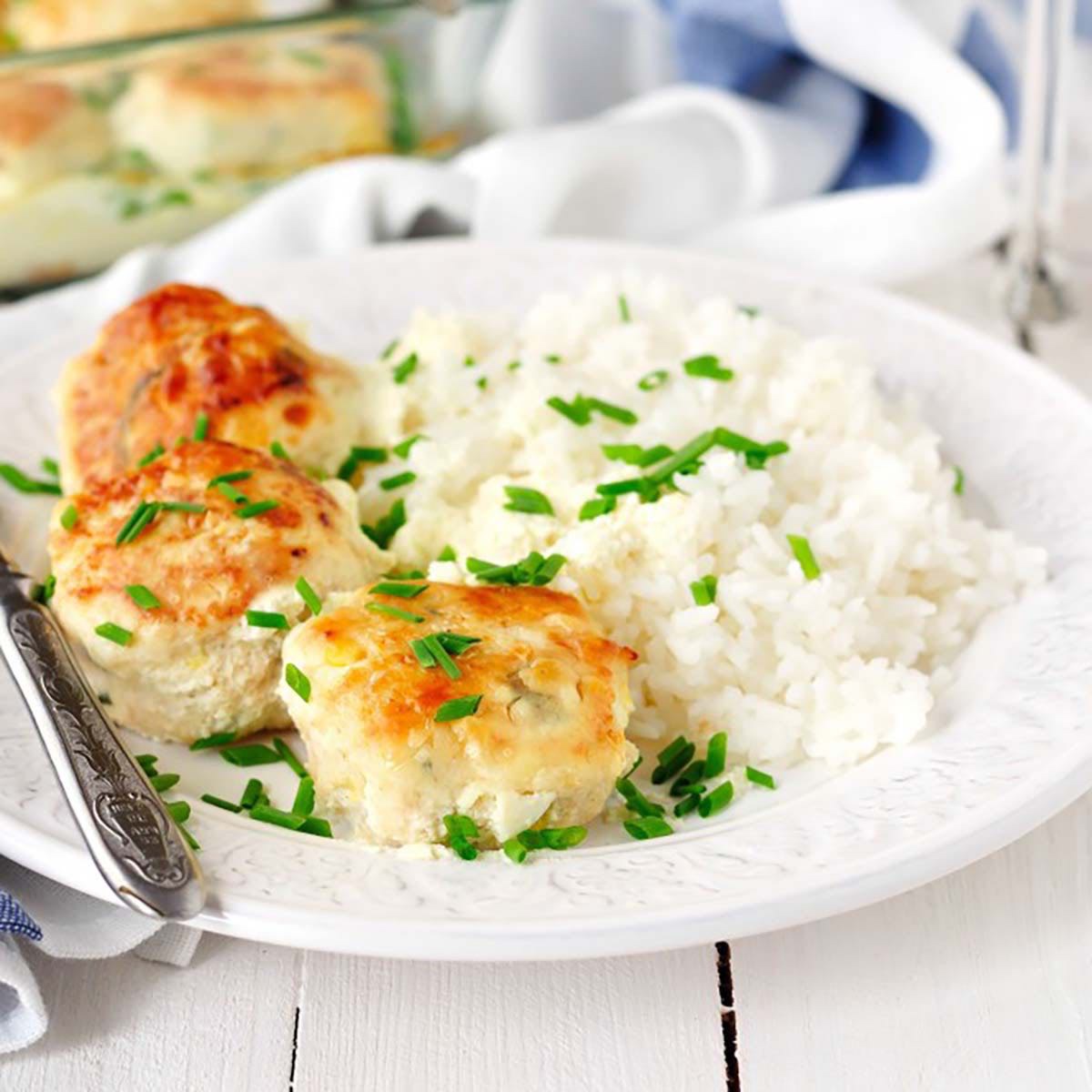 Котлеты с рисом