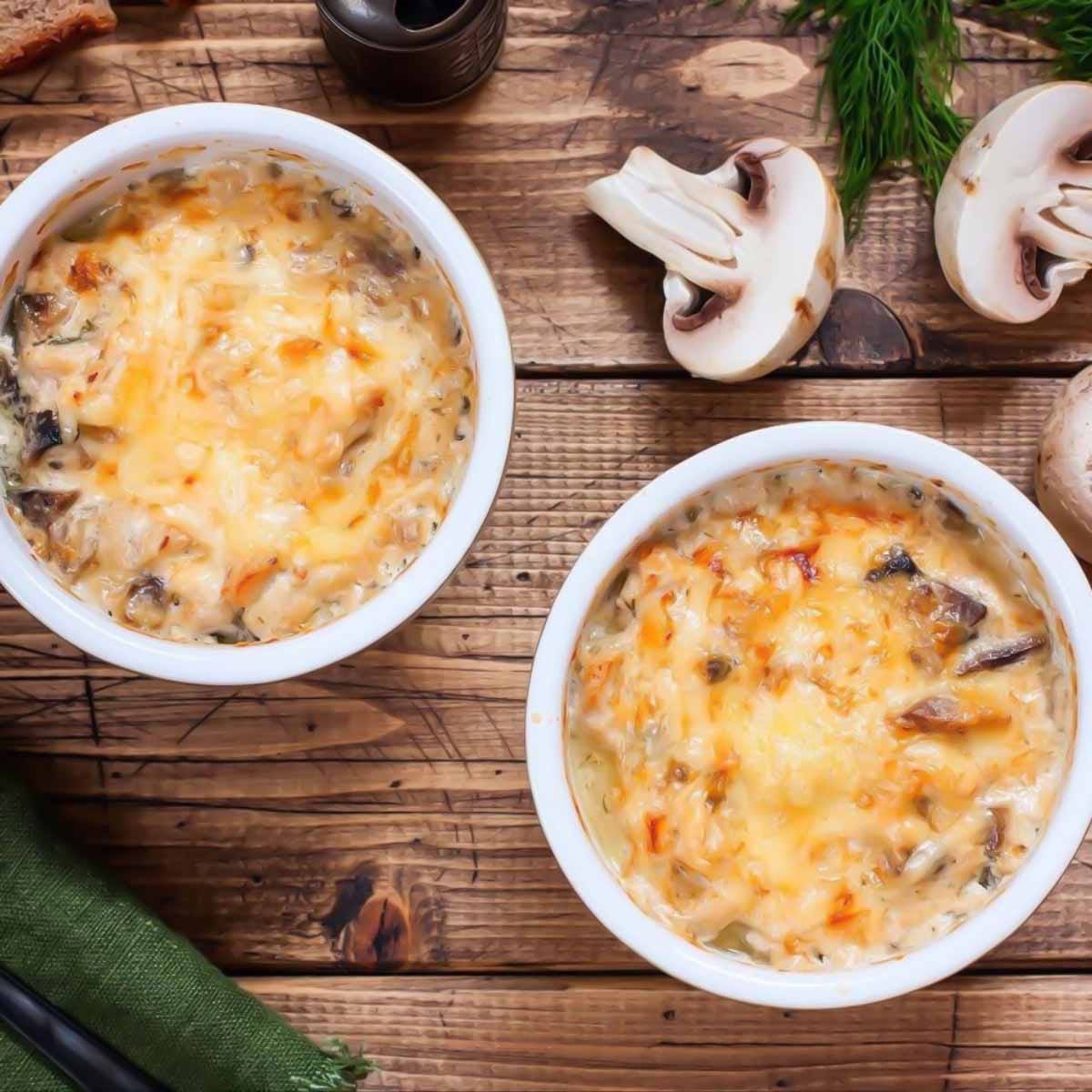 Жульен с курицей