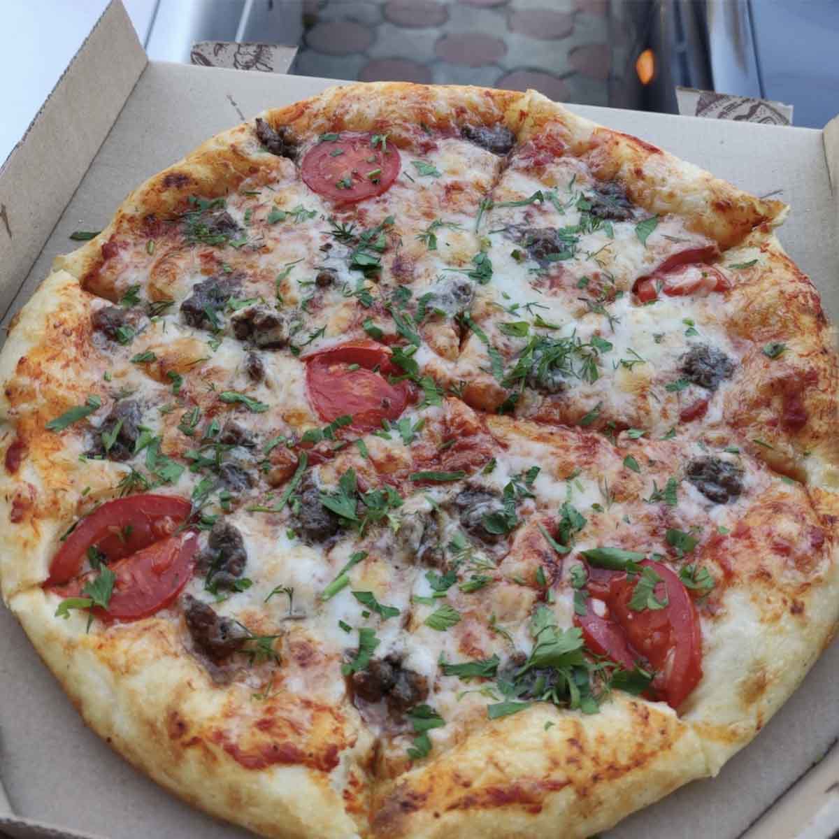Мясная пицца большая 35см