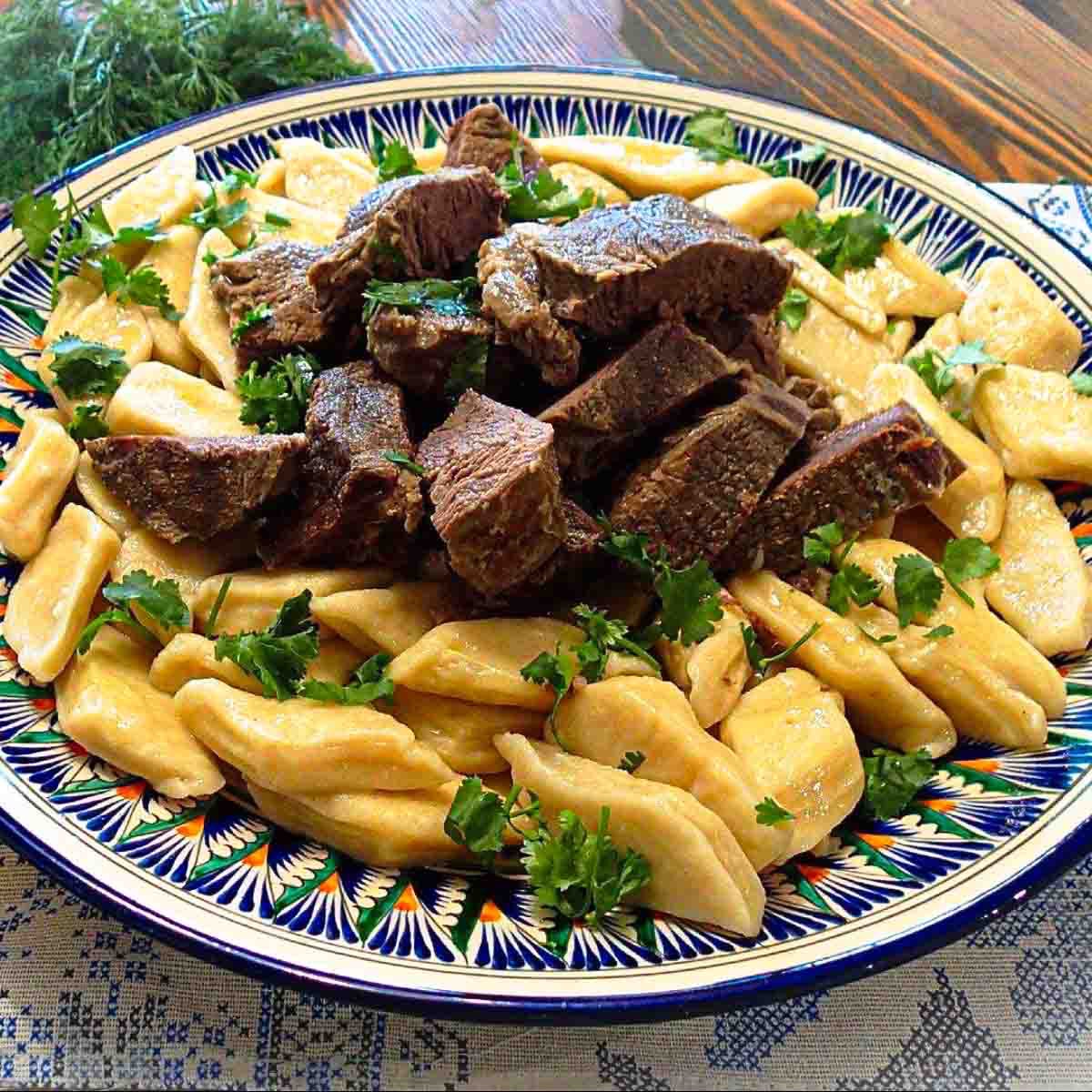 Хинкал Аварский с сушеным мясом