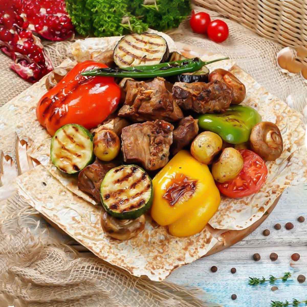 Садж из курицы