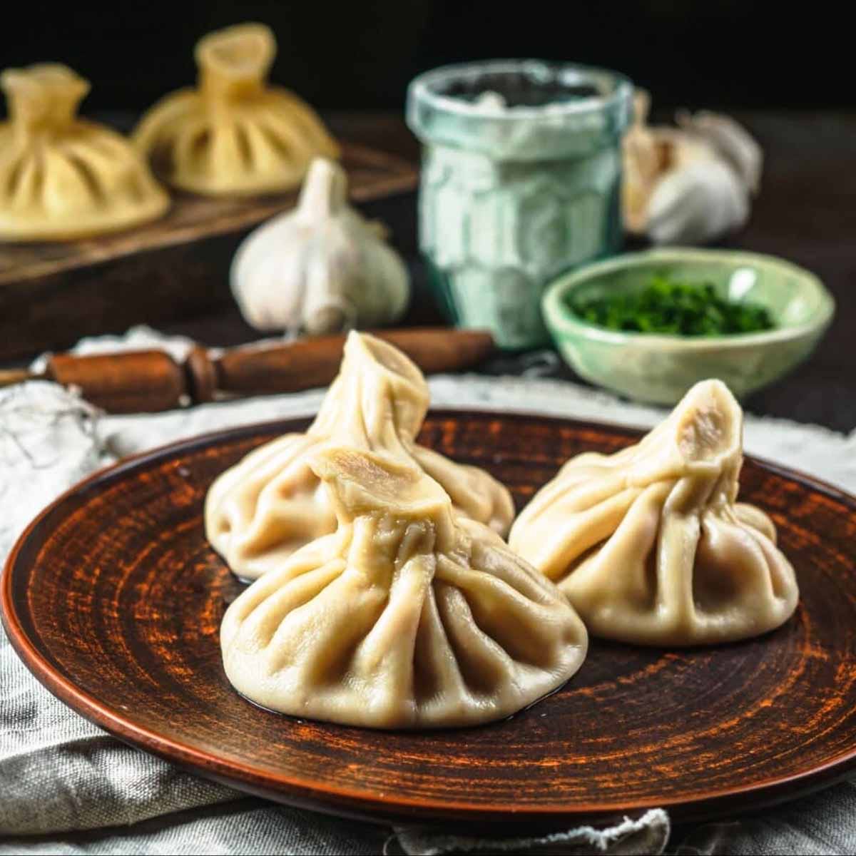 Хинкали с мясом