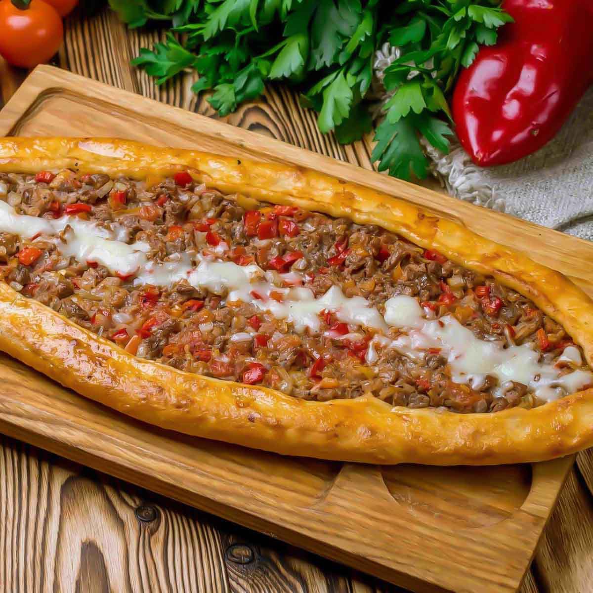 Пиде с мясом