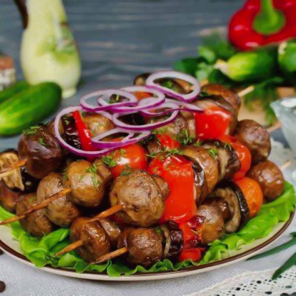 Шашлык из грибов