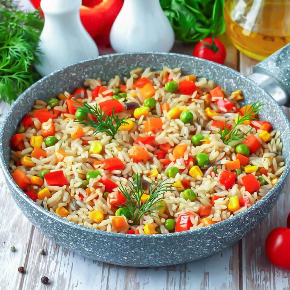 Рис с овощами