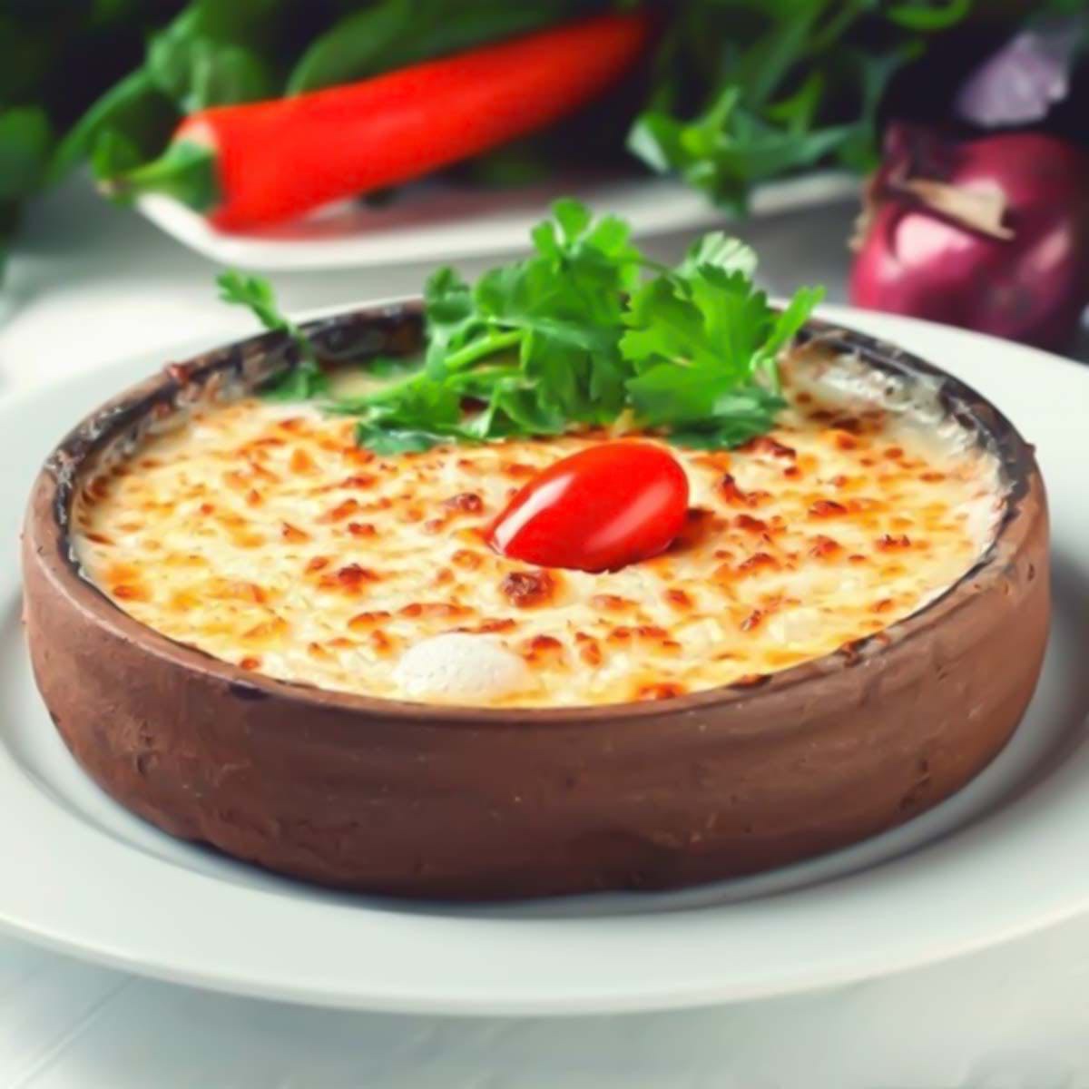 Сыр сулугуни на кеци