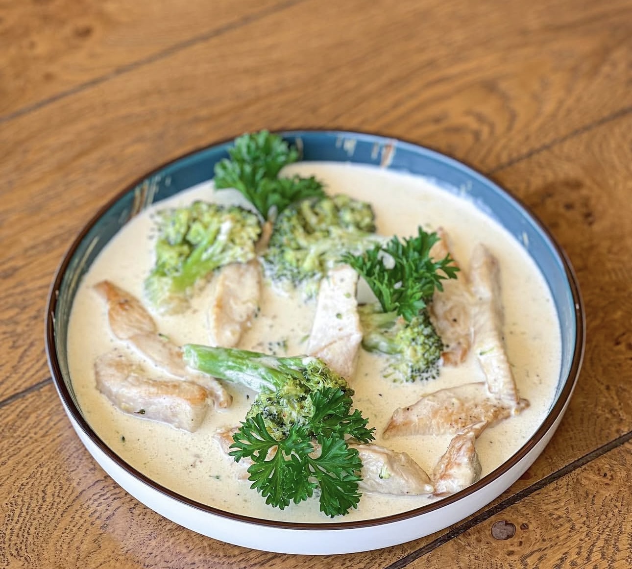 Куриная крудка с брокколи