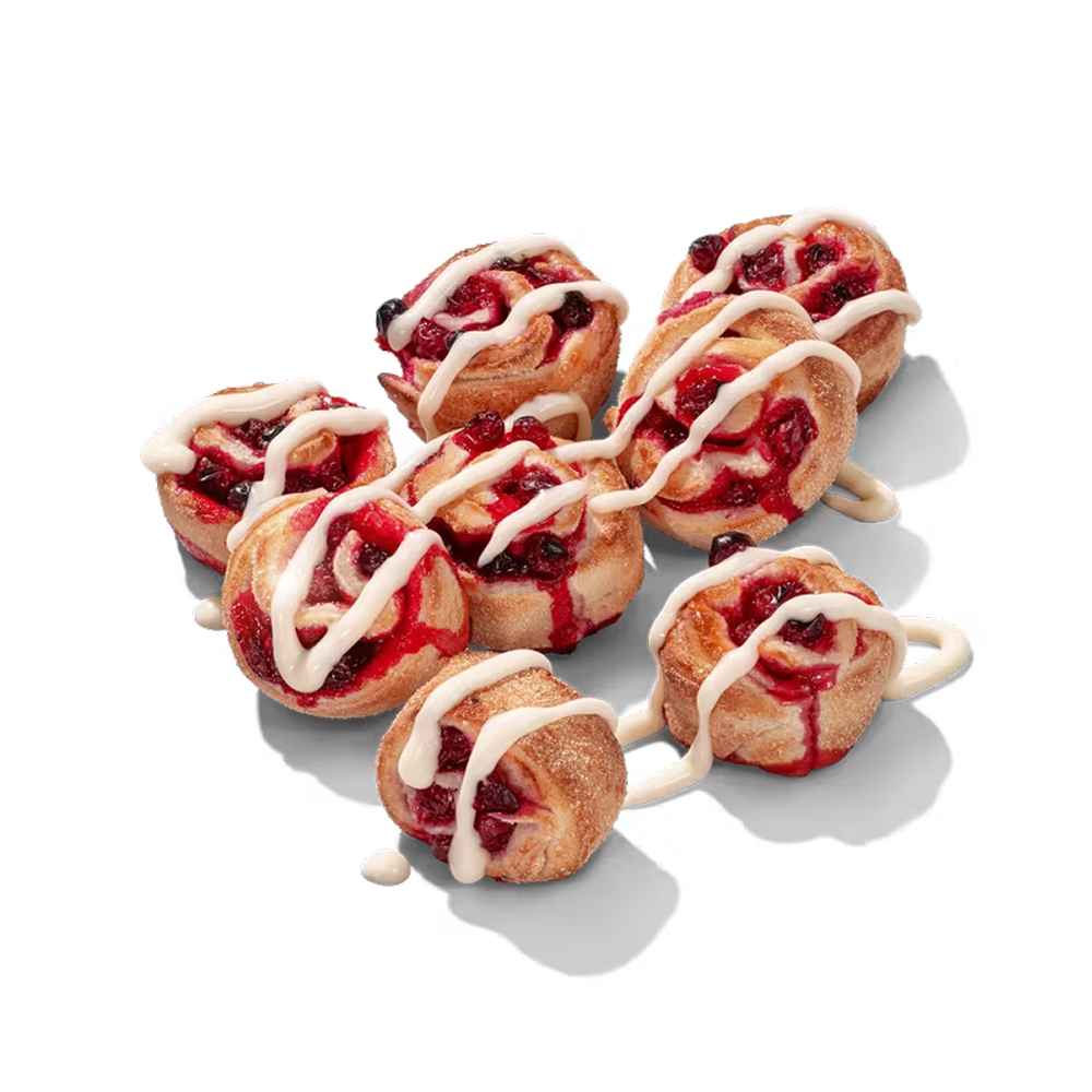 Рулетики с брусникой