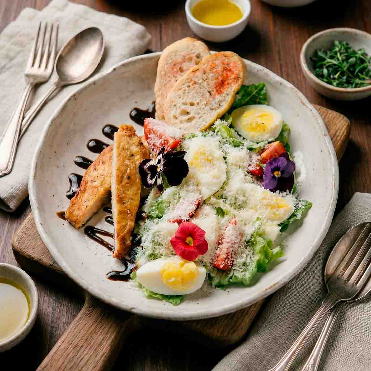 Цезарь с курицей