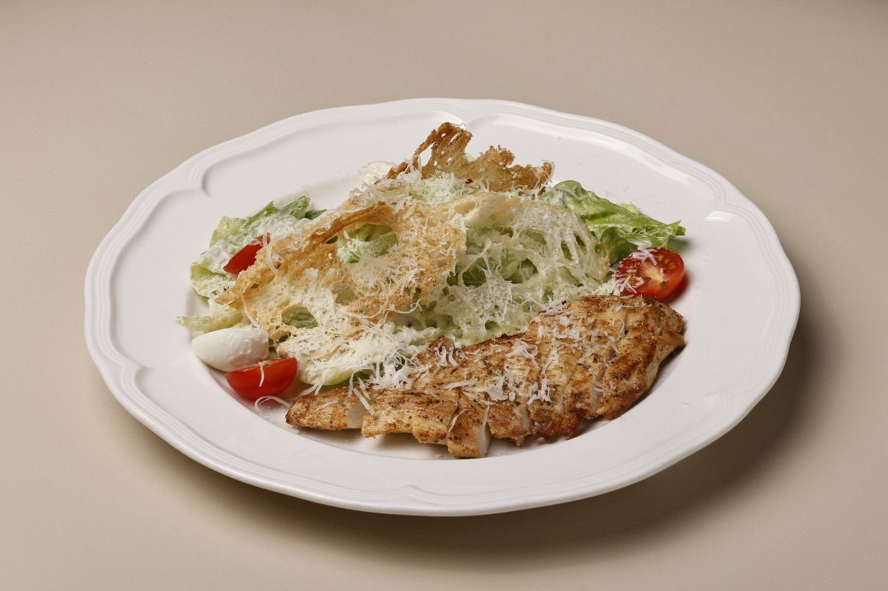 Авторский цезарь с курицей