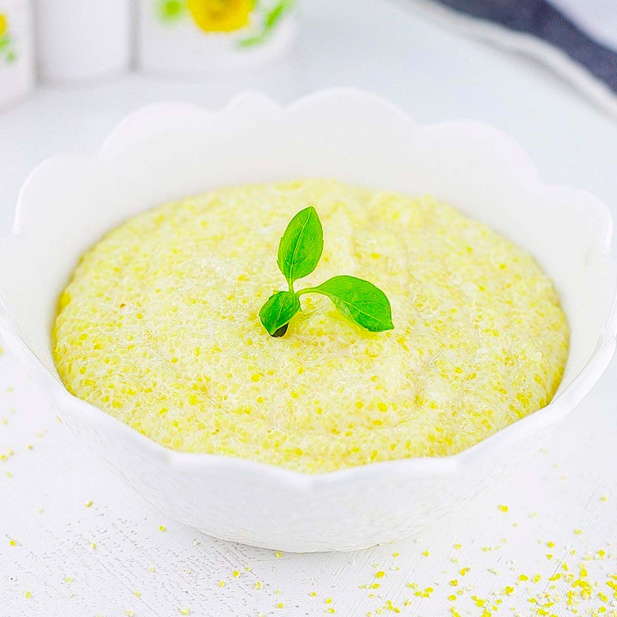 Кукурузная каша с молоком