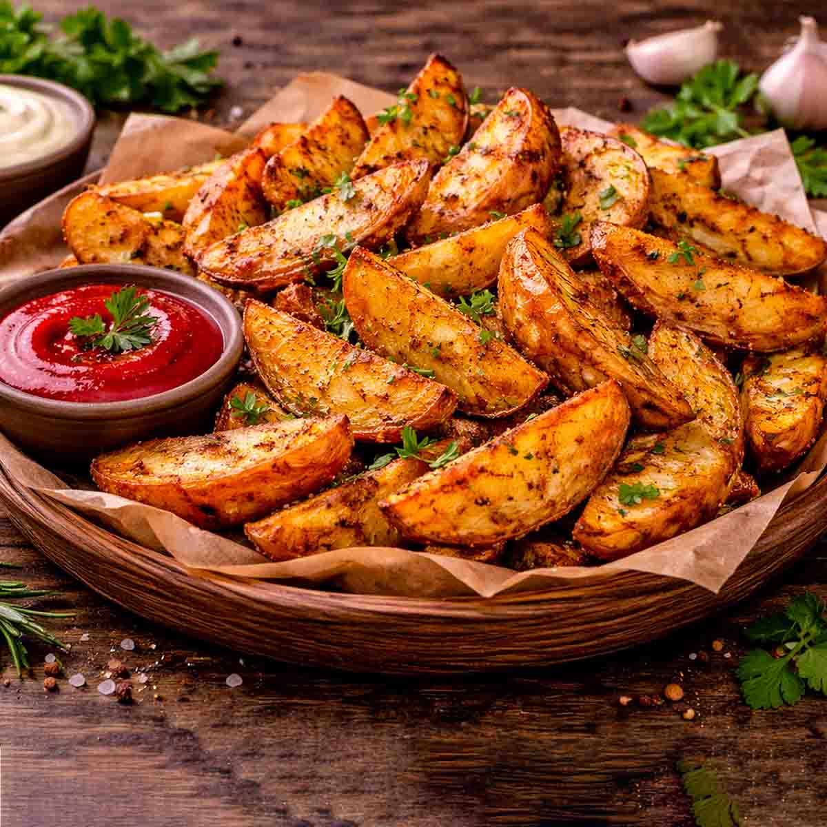 Картофель по-деревенски