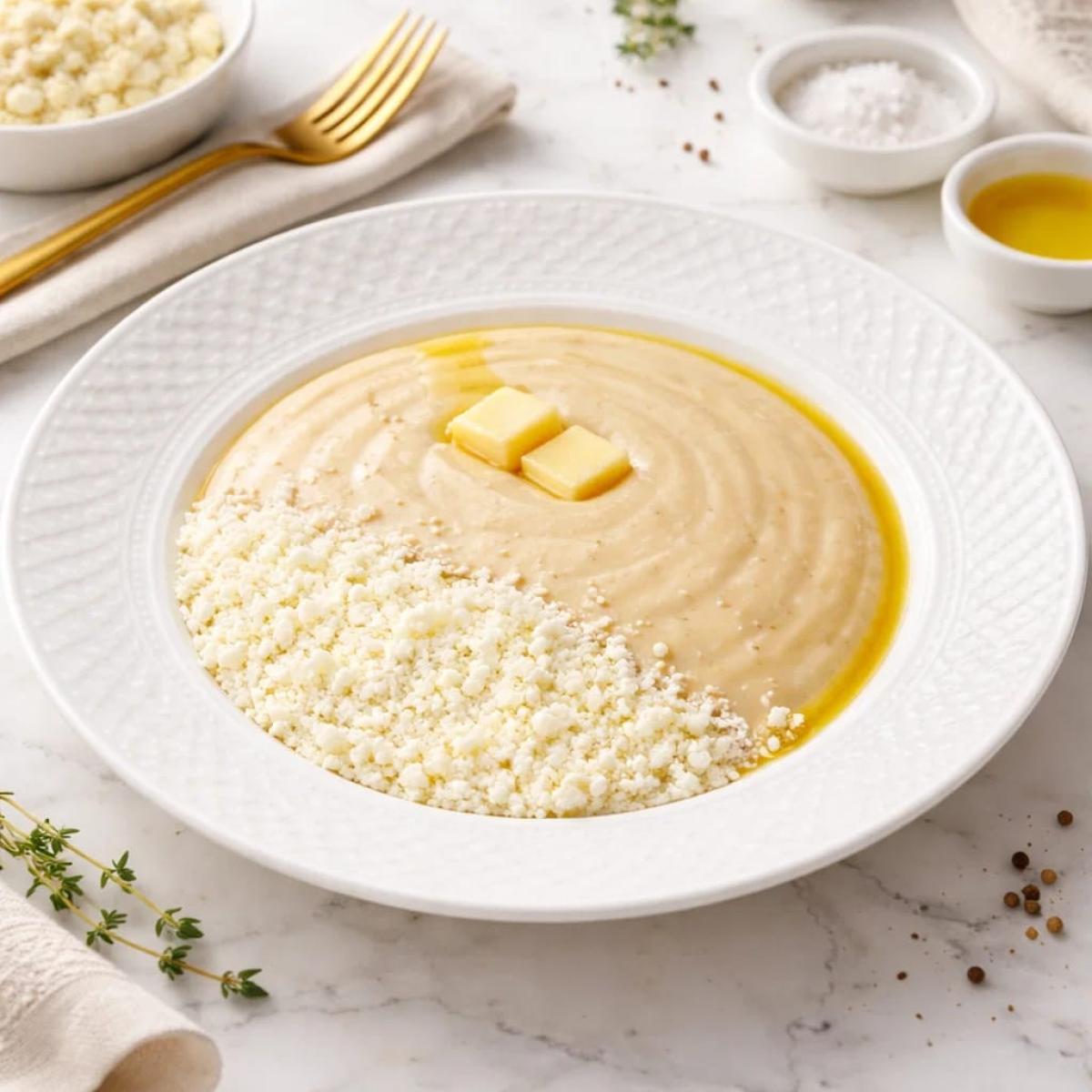 Кукурузная каша с творогом