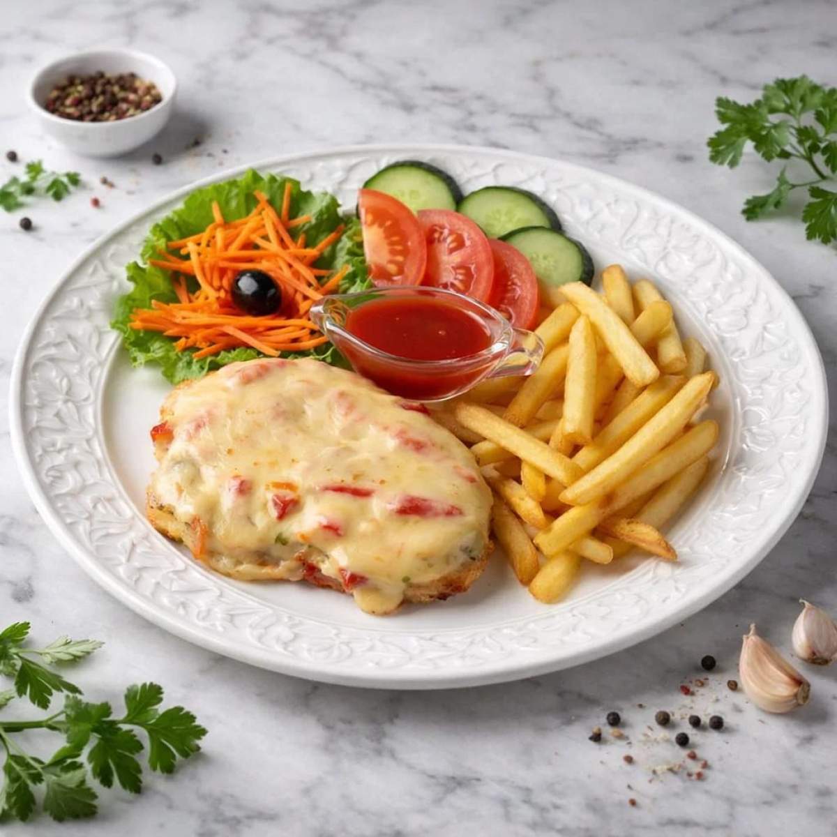 Мясо по-французски